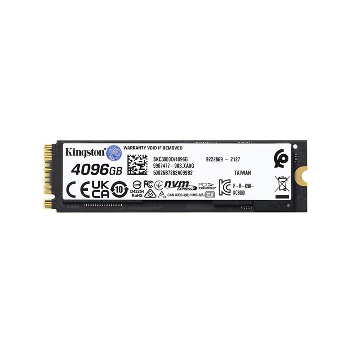 Foto 3 pulgar | Ssd Kingston Kc3000 Pcie 4.0 Nvme M.2 4096 Gb En Negro - Venta Internacional.
