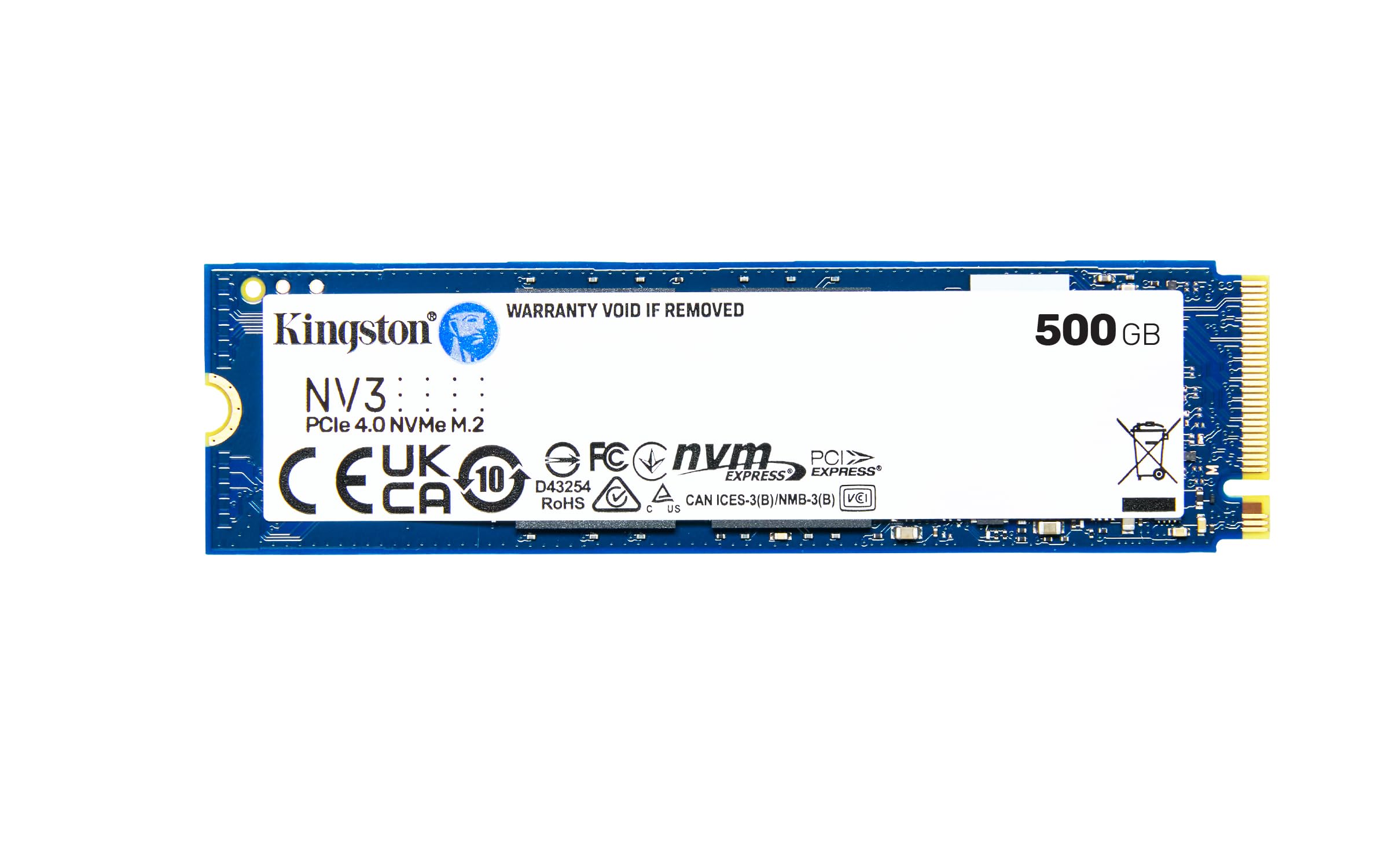 Ssd Kingston Nv3 De 500 Gb M.2 2280 Nvme Pcie 4.0 Gen 4x4 - Venta Internacional.