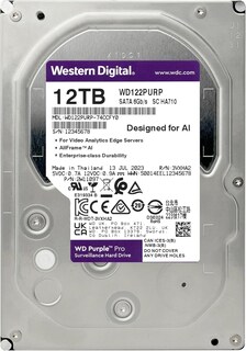 Foto 3 | Western Digital - Disco Duro Interno Wd Purple Pro Surveillance De 12 Tb, Caché De 512 Mb, 3.5'' - Wd122purp