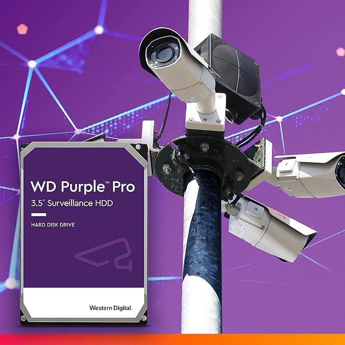 Foto 5 pulgar | Western Digital - Disco Duro Interno Wd Purple Pro Surveillance De 12 Tb, Caché De 512 Mb, 3.5'' - Wd122purp