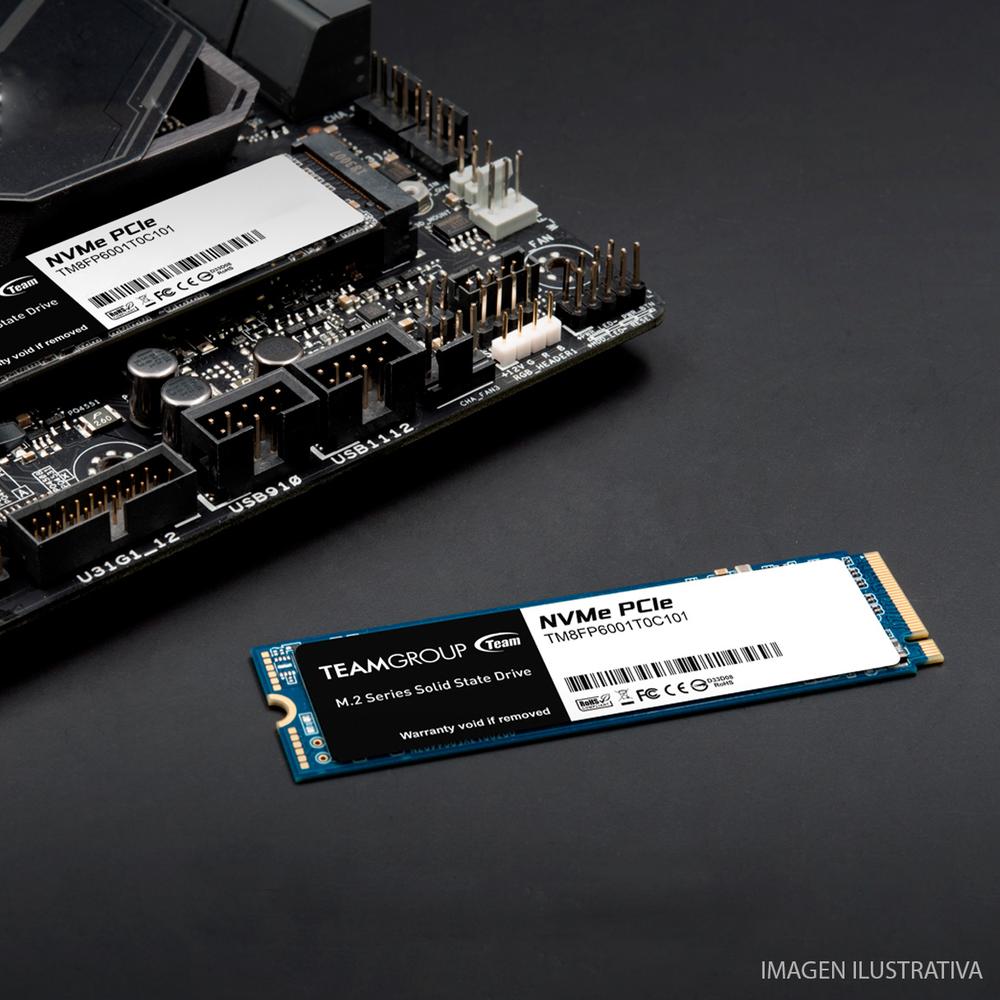 Foto 6 pulgar | Unidad De Estado Solido Ssd M.2 1tb Teamgroup Mp33 Nvme Pcie Gen3x4 1800/1500 Mb/s Tm8fp6001t0c101