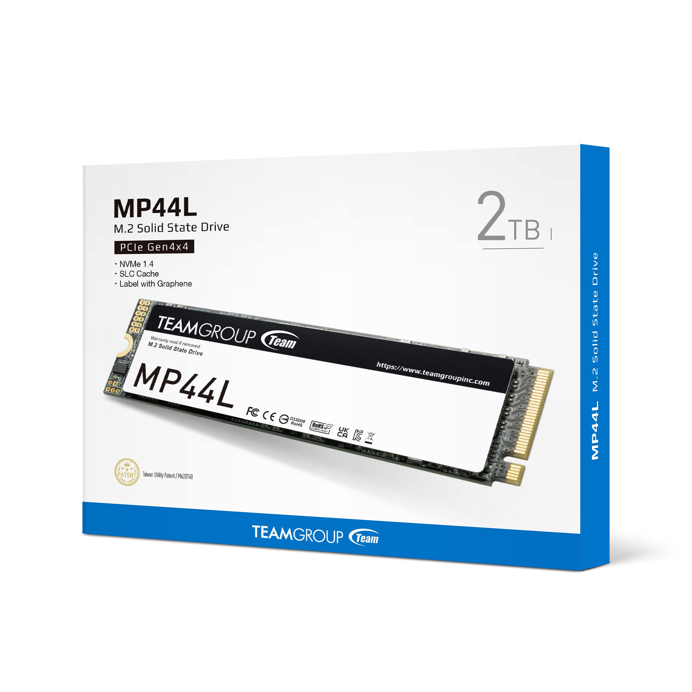 Foto 8 pulgar | Ssd Teamgroup Mp44l, Caché Slc De 2 Tb, Nvme 1.4 Pcie Gen. 4x4 - Venta Internacional.