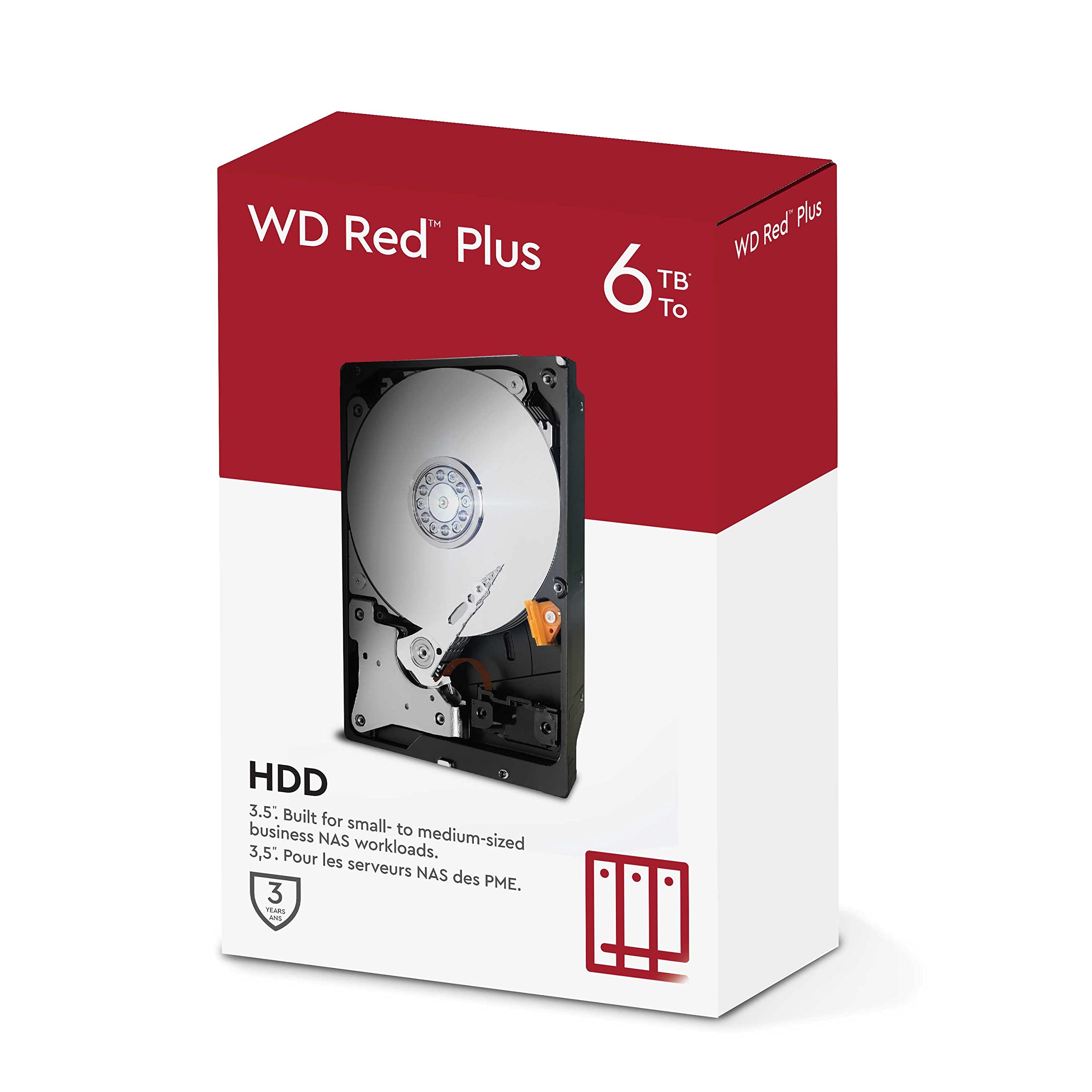 Foto 3 pulgar | Disco Duro Western Digital Wd Red Plus De 6 Tb, 3,5'', Sata, 6 Gb/s - Venta Internacional.