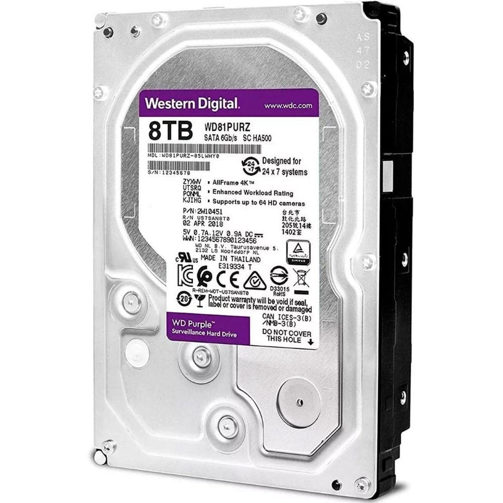 Foto 3 pulgar | Disco Duro Western Digital Wd Purple 8 Tb Sata 6 Gb/s 3.5 - Venta Internacional.