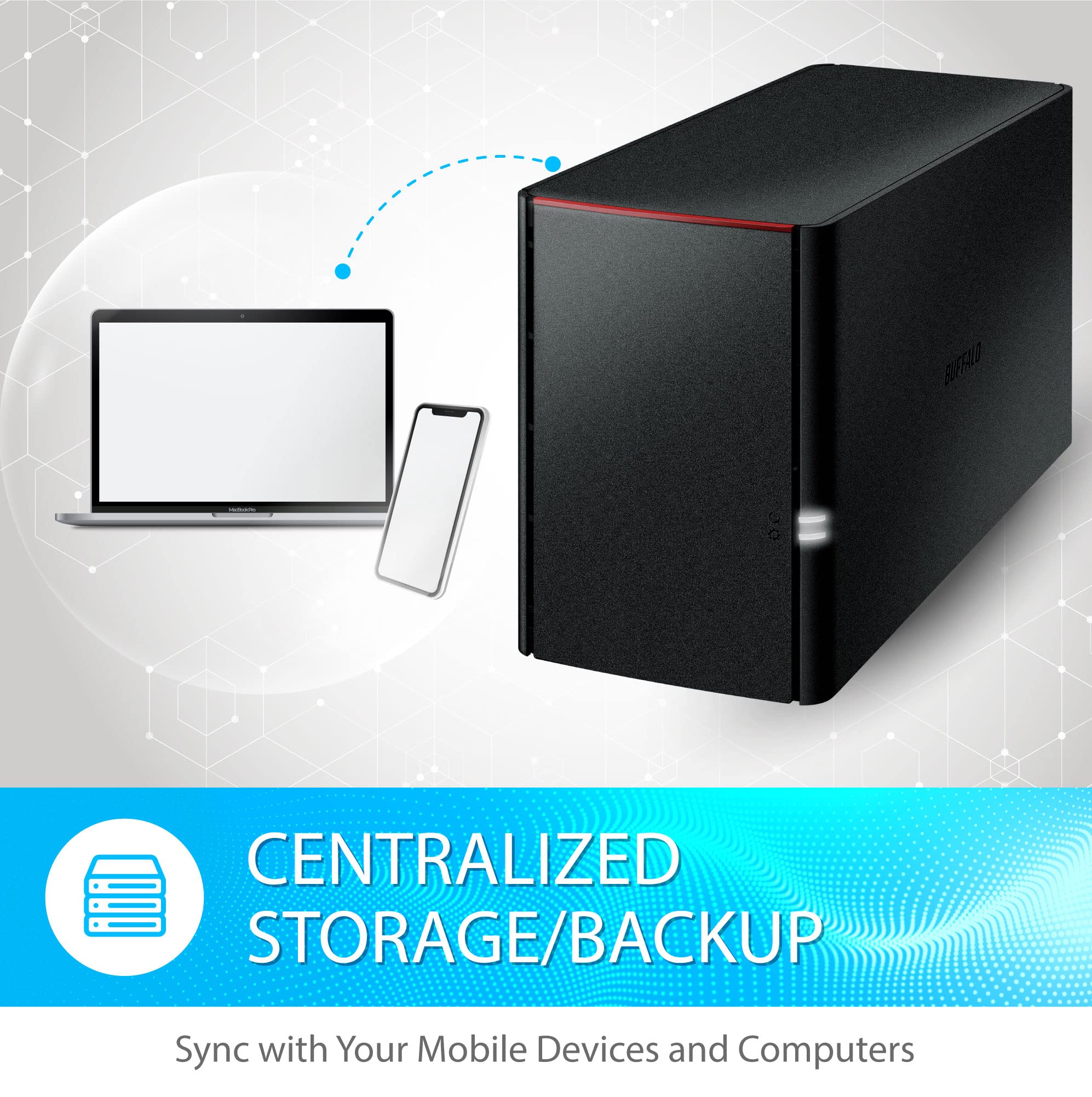 Foto 4 pulgar | Almacenamiento Conectado A La Red (nas) Buffalo Linkstation 220 De 4 Tb - Venta Internacional.