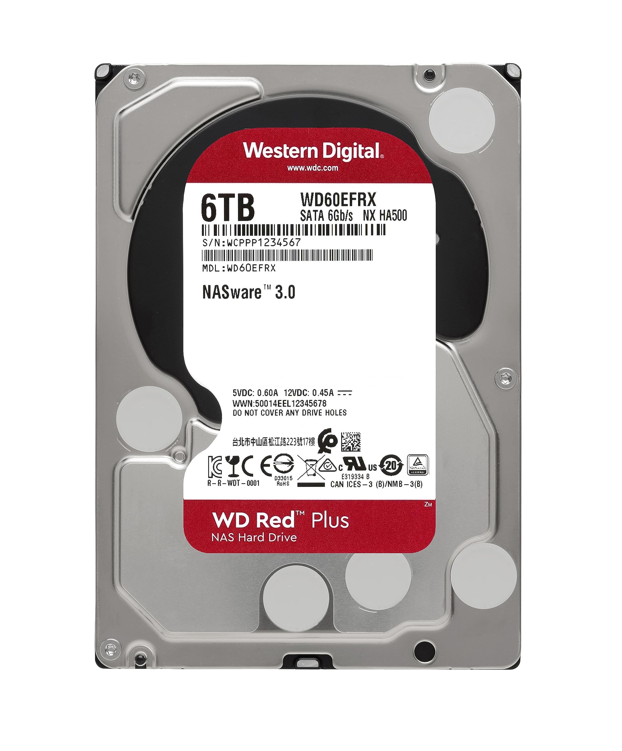 Foto 2 | Disco Duro Western Digital Wd Red Plus De 6 Tb, 3,5'', Sata, 6 Gb/s - Venta Internacional.