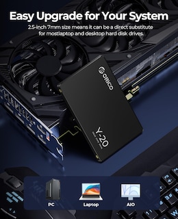 Foto 3 | Unidad De Estado Sólido Orico 1tb Sata Ssd 2.5'' Para Escritorio - Venta Internacional.