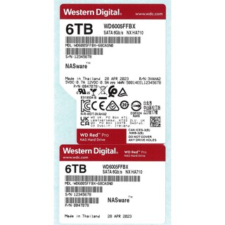 Foto 2 | Disco Duro Western Digital Wd Red Pro De 6 Tb, 3,5'', Sata, 6 Gb/s - Venta Internacional.