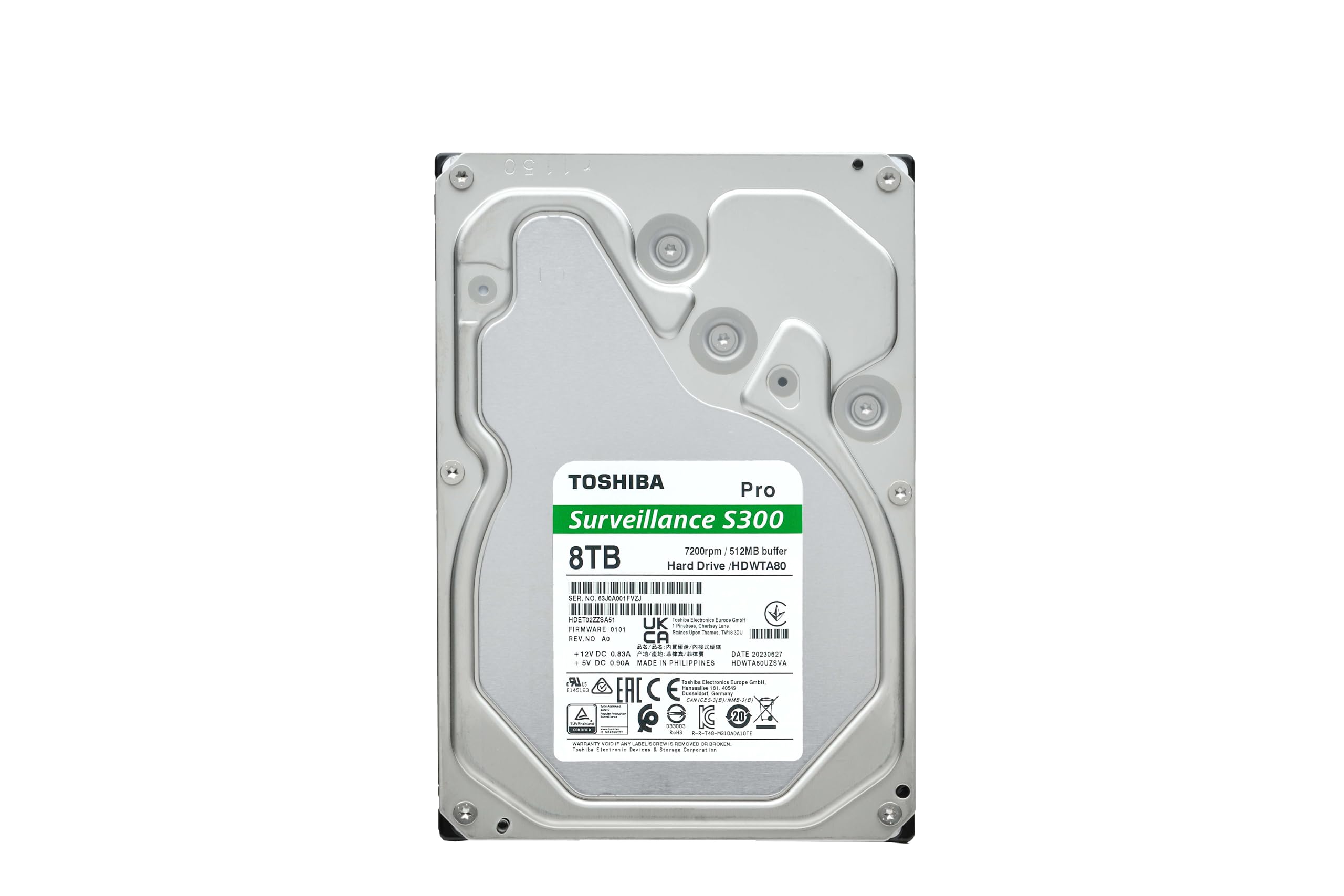 Foto 7 pulgar | Disco Duro Interno Toshiba S300 Pro 8tb Surveillance - Venta Internacional.