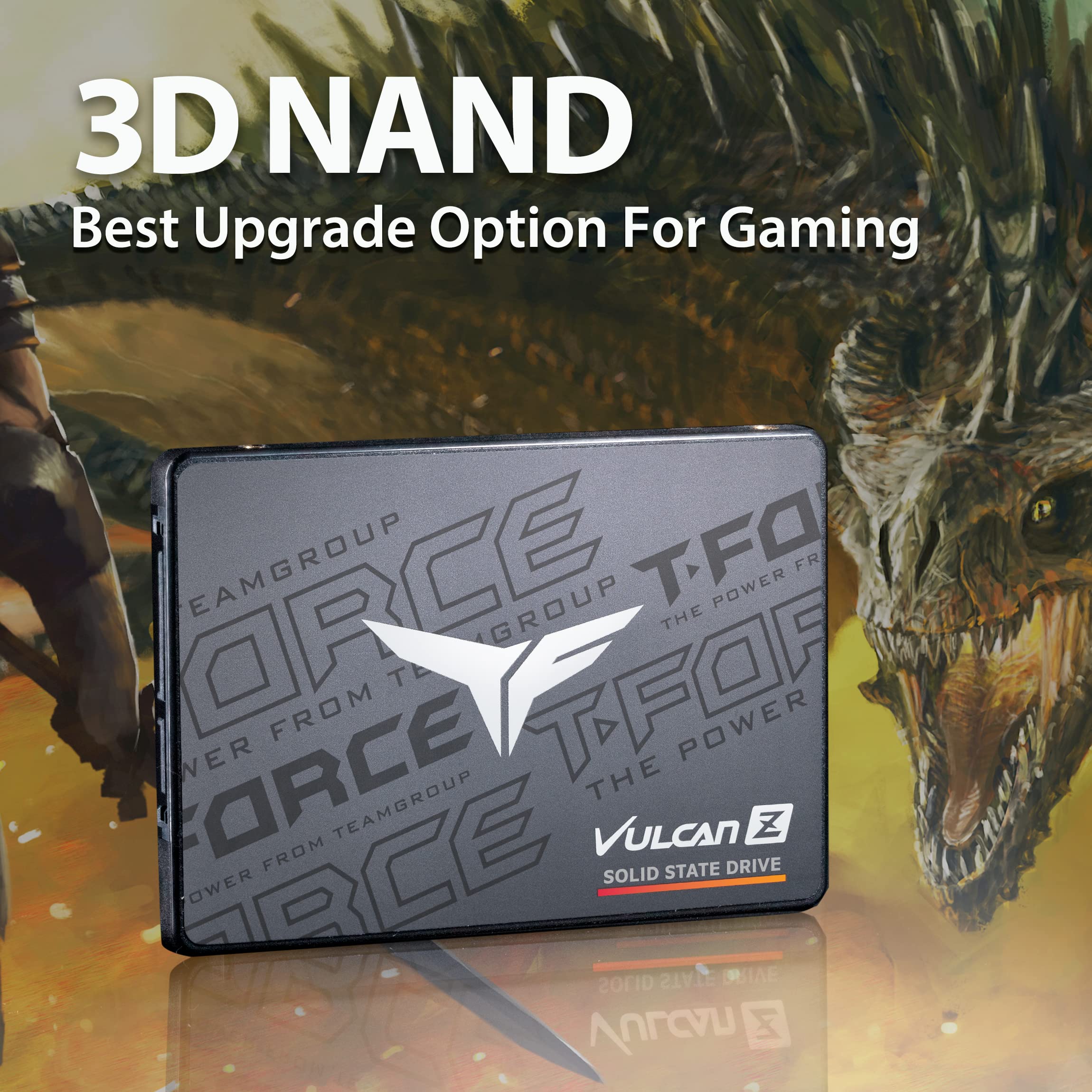 Foto 4 pulgar | Unidad De Estado Sólido Ssd Teamgroup T-force Vulcan Z 1tb Sata Iii - Venta Internacional.
