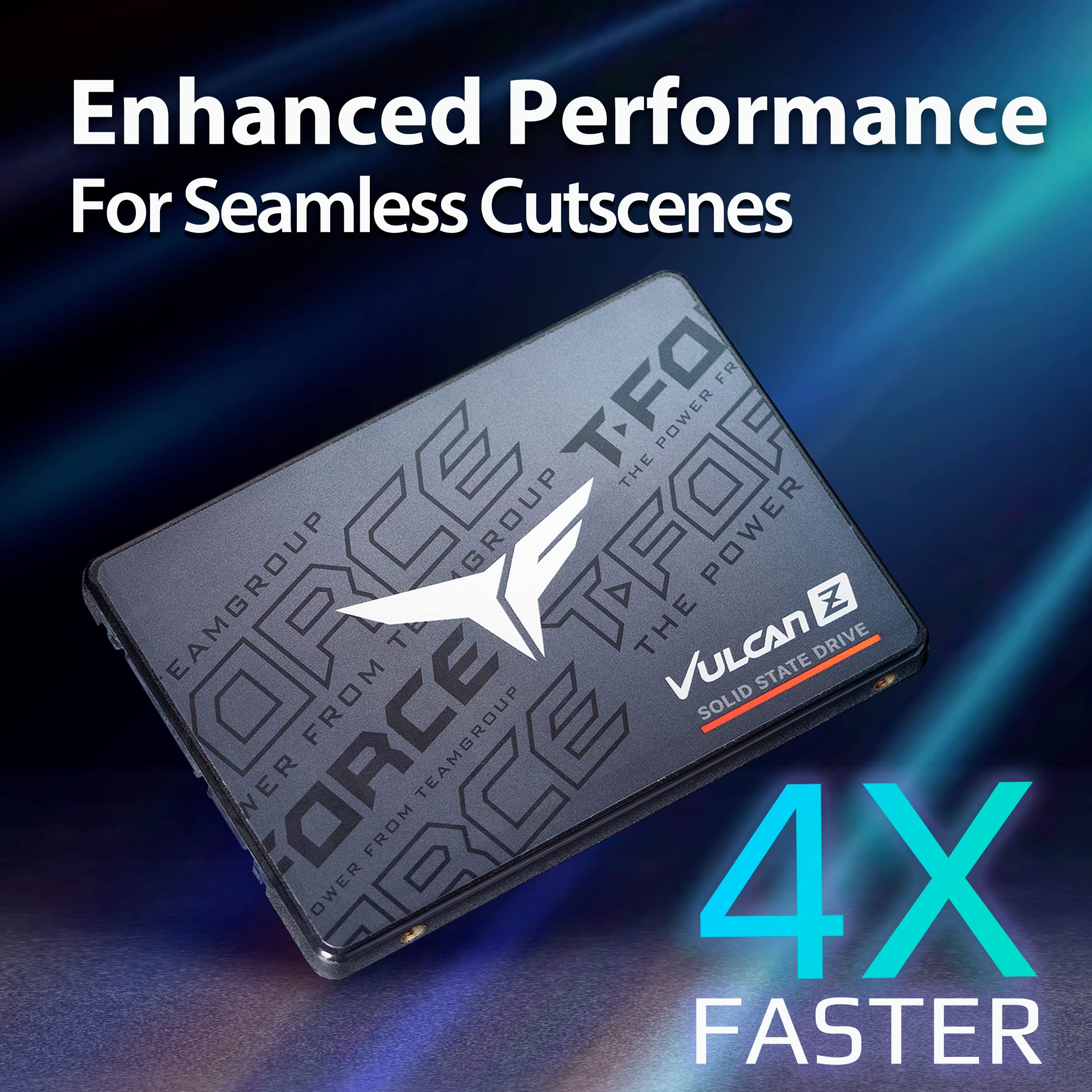 Foto 4 | Unidad De Estado Sólido Ssd Teamgroup T-force Vulcan Z 1tb Sata Iii - Venta Internacional.