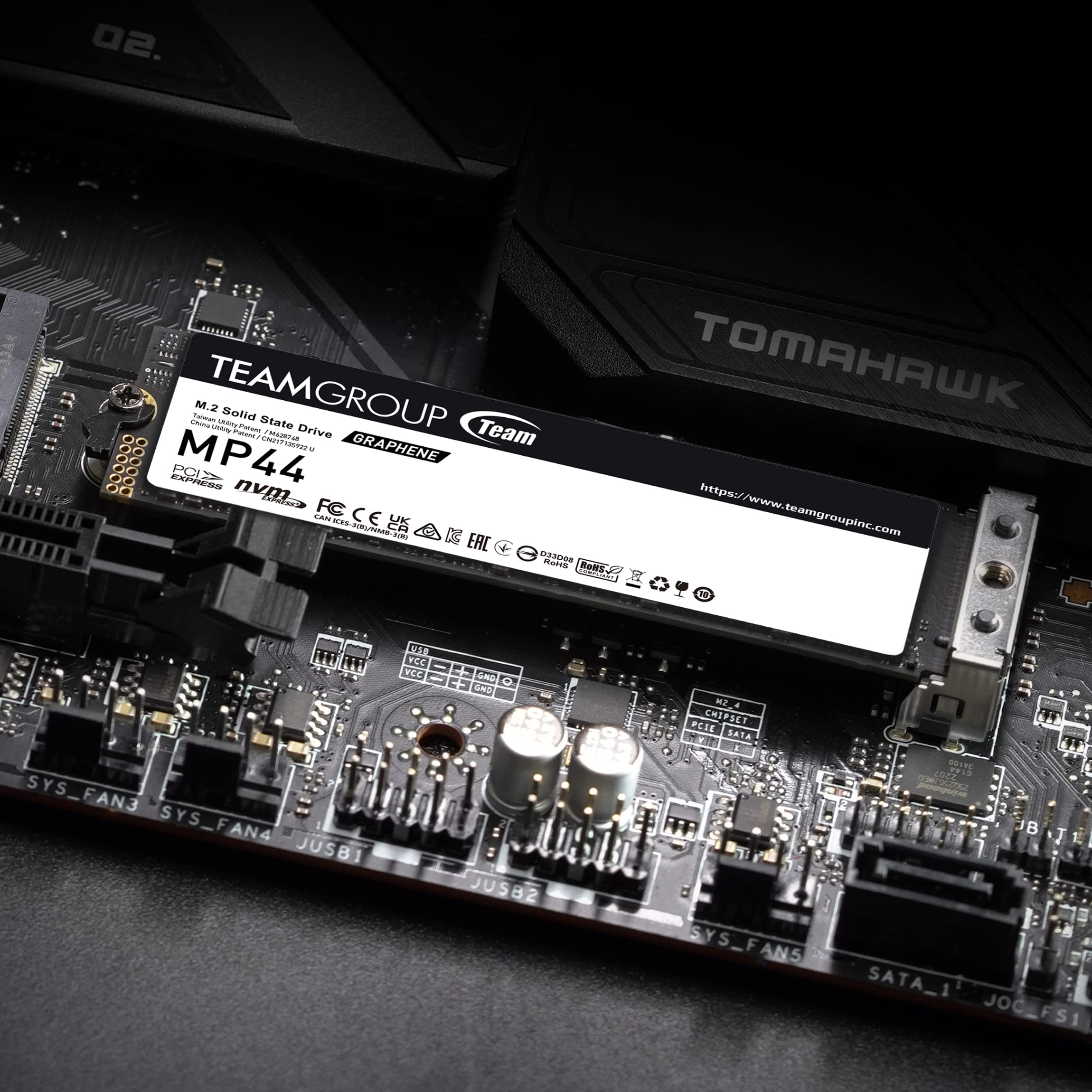 Foto 4 pulgar | Ssd Teamgroup Mp44 De 1 Tb De Caché Slc Gen4x4 M.2 2280 Pcie 4.0 - Venta Internacional.