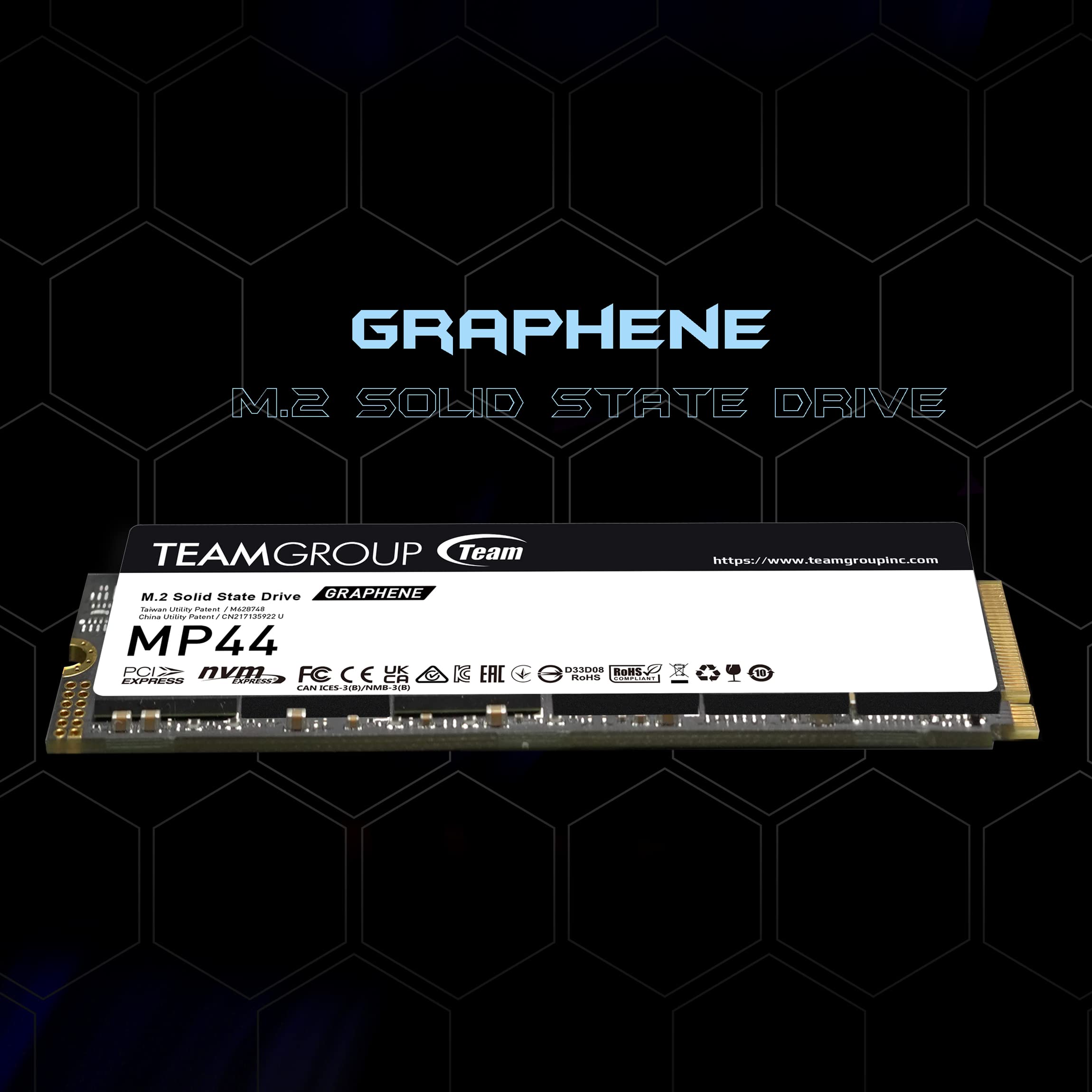 Foto 5 pulgar | Ssd Teamgroup Mp44 De 1 Tb De Caché Slc Gen4x4 M.2 2280 Pcie 4.0 - Venta Internacional.