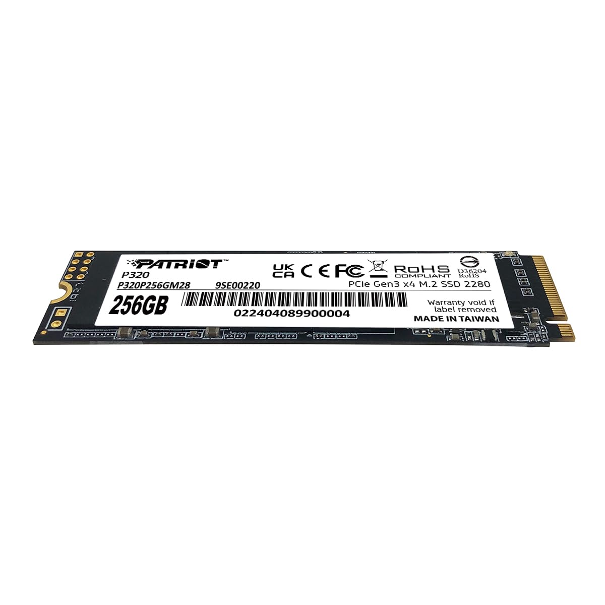 Foto 2 | Ssd Patriot P320 De 256 Gb Interno - Nvme Pcie Gen 3x4 M.2 - Venta Internacional.