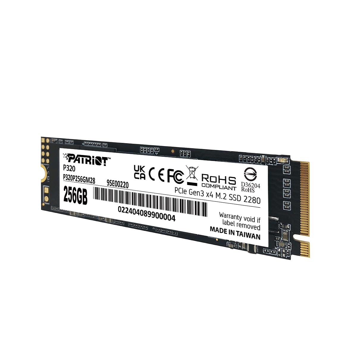 Foto 4 | Ssd Patriot P320 De 256 Gb Interno - Nvme Pcie Gen 3x4 M.2 - Venta Internacional.