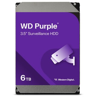 Foto 1 | Disco Duro Western Digital Wd Purple 6 Tb Sata 6 Gb/s 3.5'' - Venta Internacional.