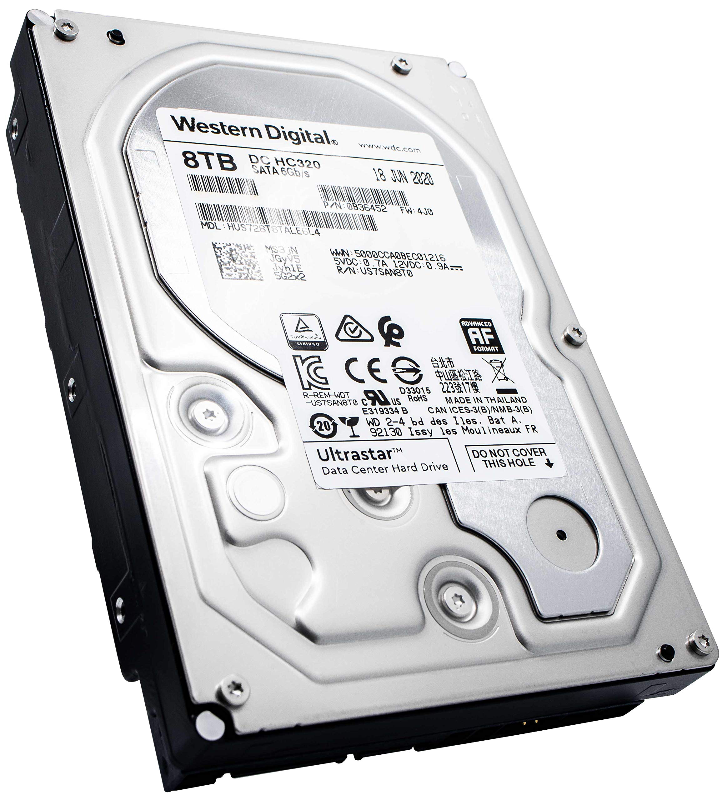Foto 3 pulgar | Disco Duro Western Digital Ultrastar Dc Hc320 8 Tb Sata 3.5 - Venta Internacional.