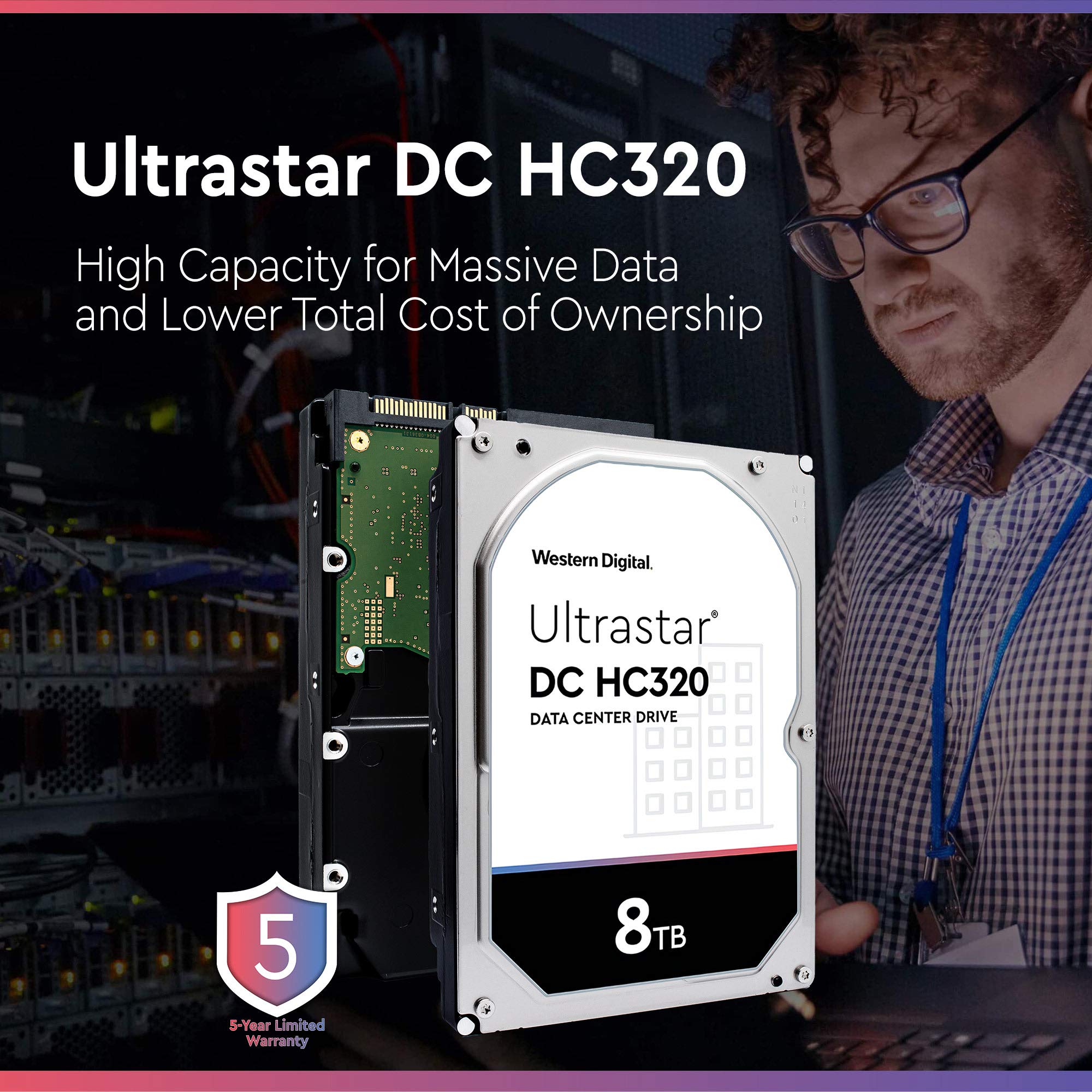 Foto 5 pulgar | Disco Duro Western Digital Ultrastar Dc Hc320 8 Tb Sata 3.5 - Venta Internacional.