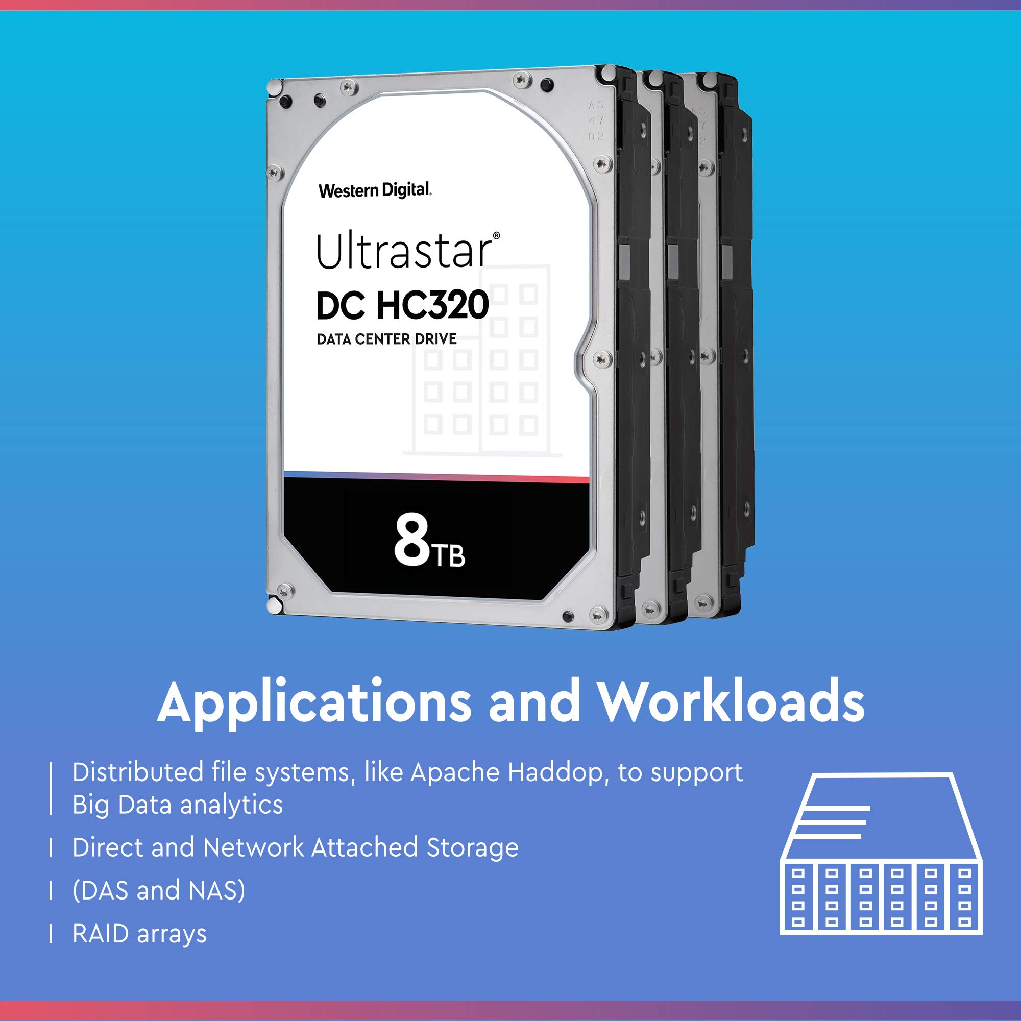 Foto 7 pulgar | Disco Duro Western Digital Ultrastar Dc Hc320 8 Tb Sata 3.5 - Venta Internacional.