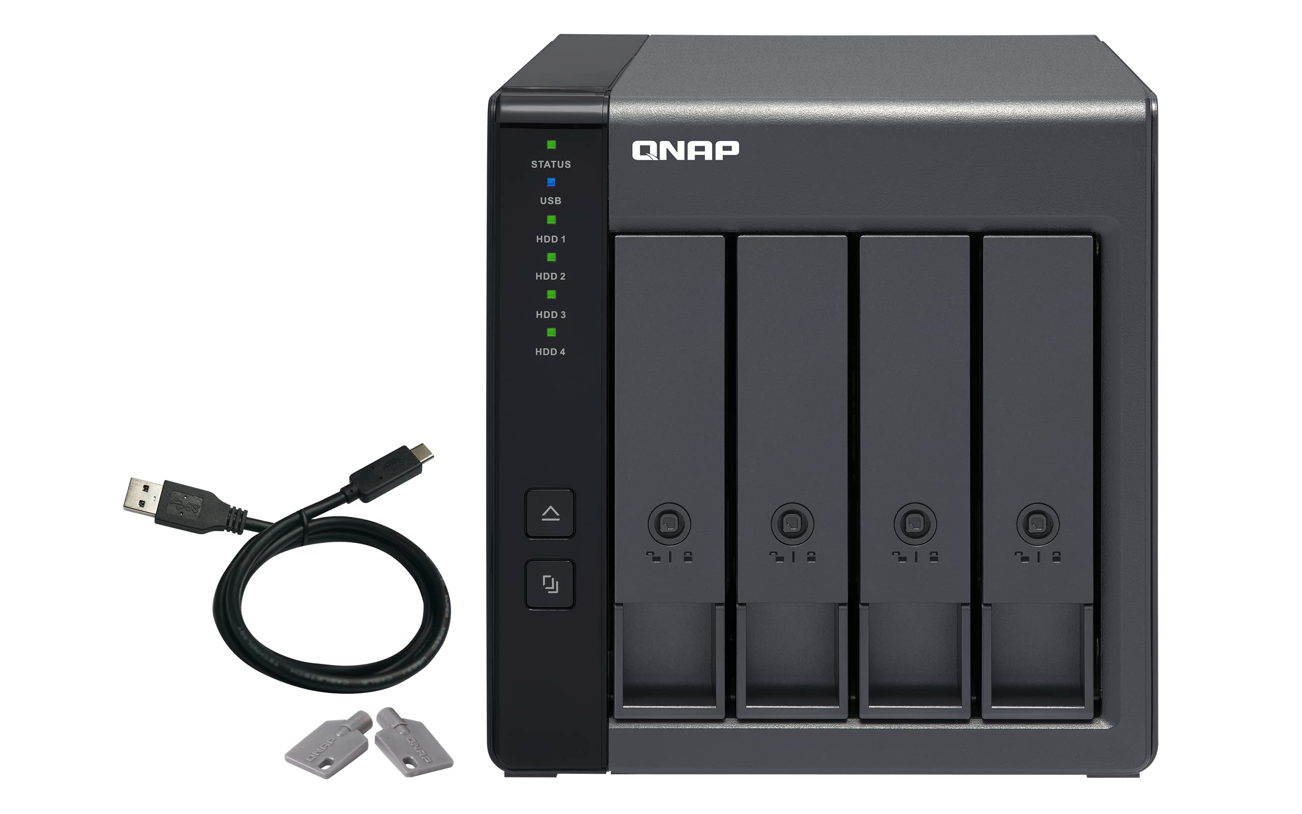Foto 2 pulgar | Almacenamiento Con Conexión Directa (das) Qnap Tr-004 Usb Tipo C De 4 Bahías - Venta Internacional.