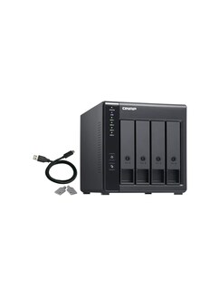 Foto 5 | Almacenamiento Con Conexión Directa (das) Qnap Tr-004 Usb Tipo C De 4 Bahías - Venta Internacional.