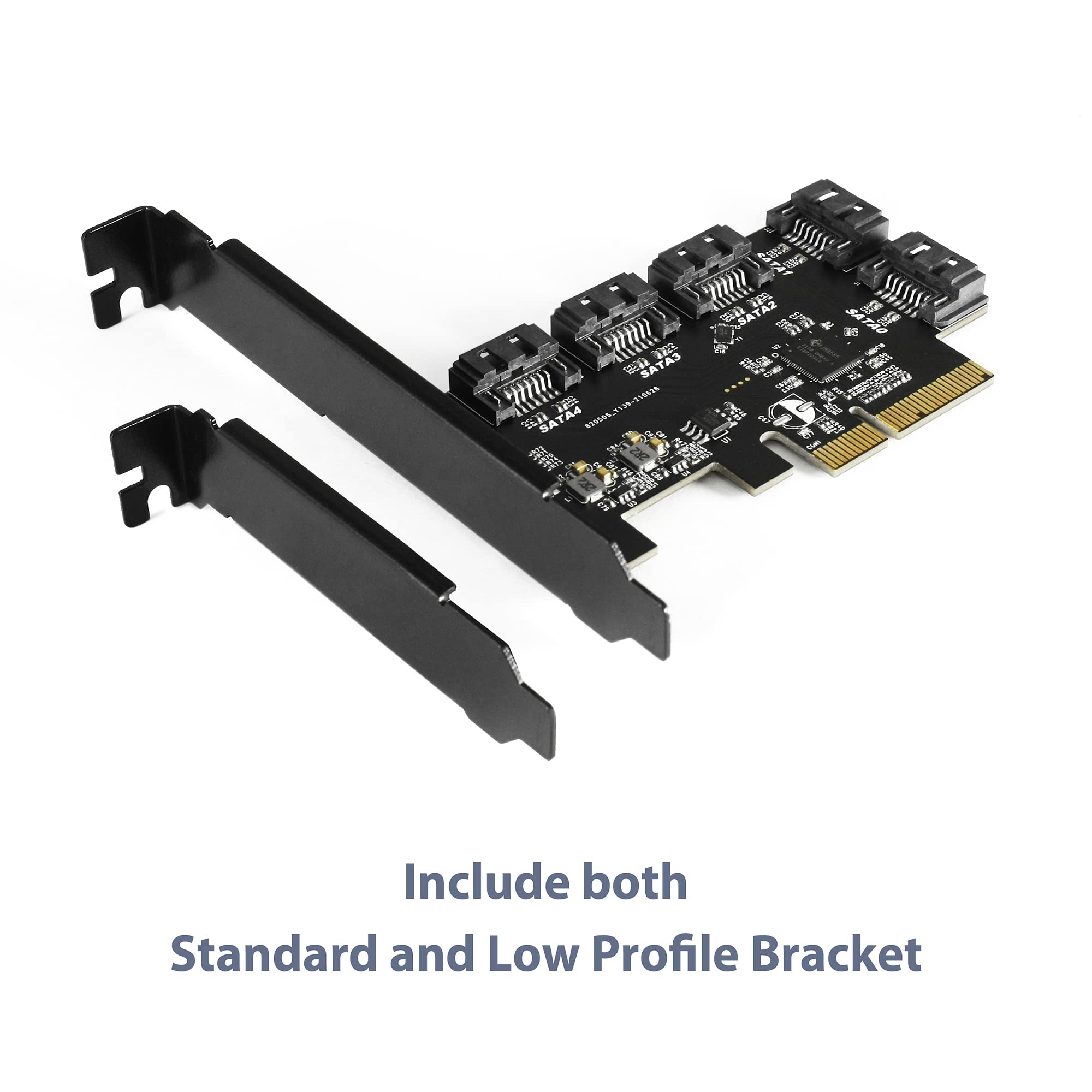 Foto 5 pulgar | Tarjeta Host Pcie X4 Sata Iii De 6 Gbps Vantec Ugt-st655 De 5 Puertos - Venta Internacional.