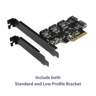 Foto 4 | Tarjeta Host Pcie X4 Sata Iii De 6 Gbps Vantec Ugt-st655 De 5 Puertos - Venta Internacional.