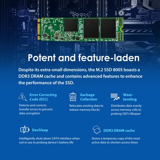 Foto 4 | Unidad De Estado Sólido Transcend Mts800 256gb Sata Iii 6gb/s - Venta Internacional.