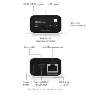 Foto 3 | Cloud Key Gen2 Plus Ubiquiti Networks Uck-g2 Con Disco Duro De 1 Tb - Venta Internacional.
