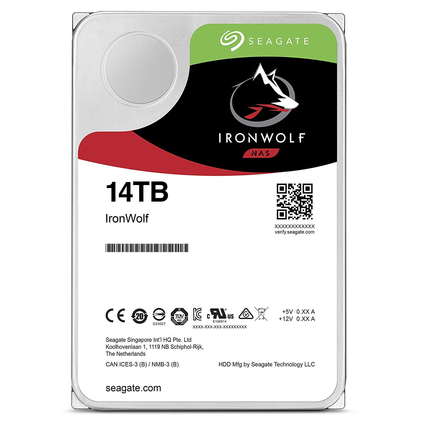 Disco Duro Seagate Ironwolf 14tb Nas Interno 3.5'' Sata - Venta Internacional.