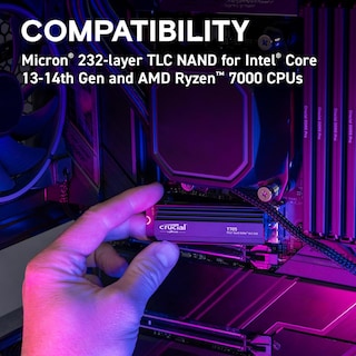 Foto 5 | Ssd Crucial New 2024 T705 Pcie Gen5 Nvme M.2 De 4 Tb Con Disipador Térmico - Venta Internacional.