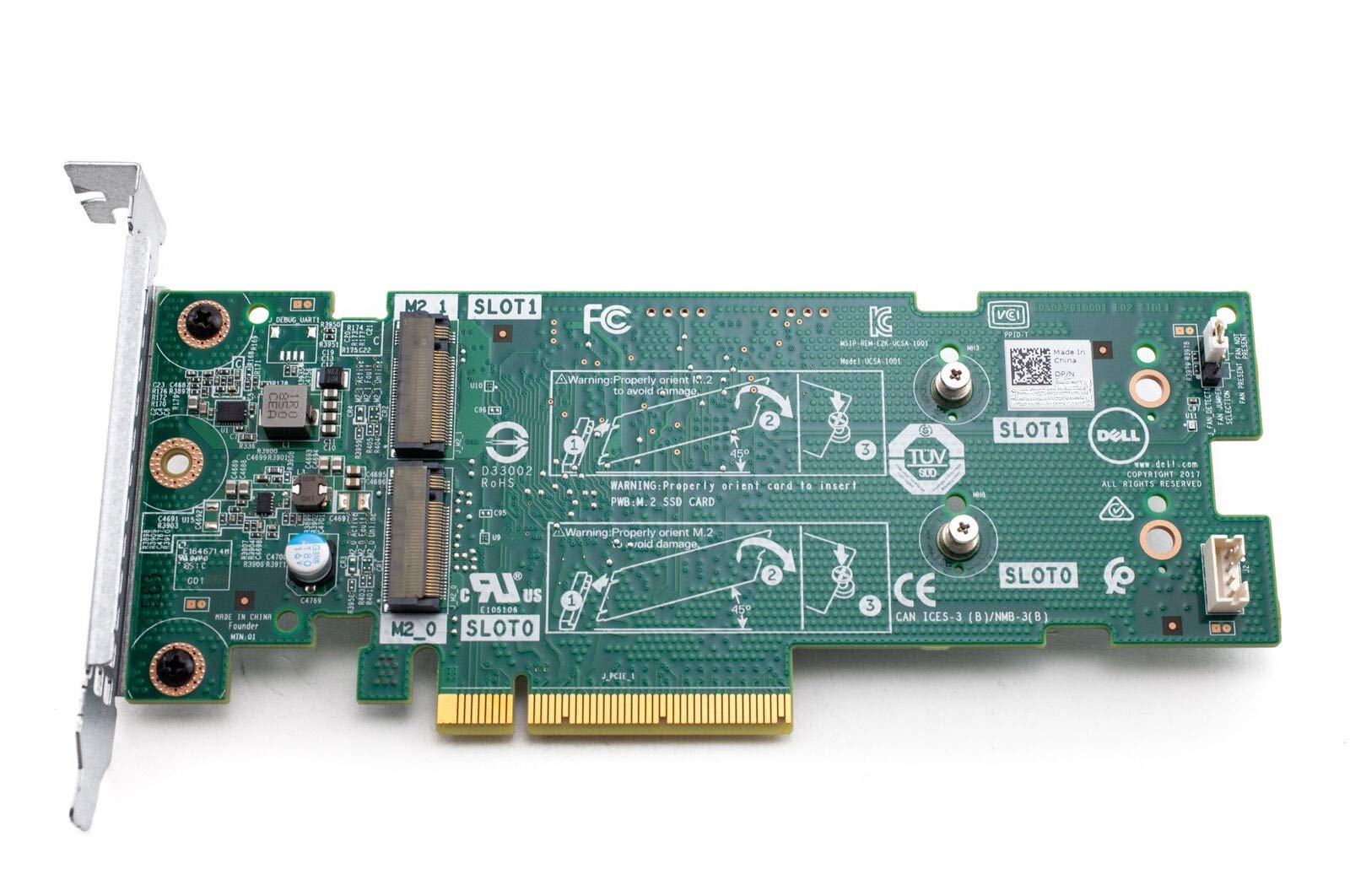 Tarjeta Controladora De Almacenamiento Dell Boss-s1 Con 2 Ranuras Ssd M.2 - Venta Internacional.