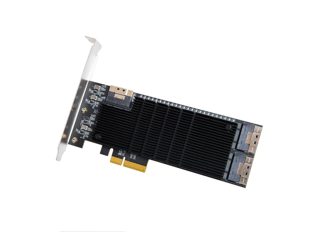 Tarjeta De Expansión Io Crest De 24 Puertos Sata Iii A Pcie 3.0 X4 - Venta Internacional.