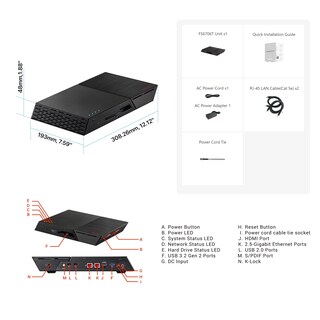 Foto 2 | Almacenamiento Nas Asustor Flashstor 6 Fs6706t, 6 Bahías, Todo Ssd, 4 Gb De Ram - Venta Internacional.
