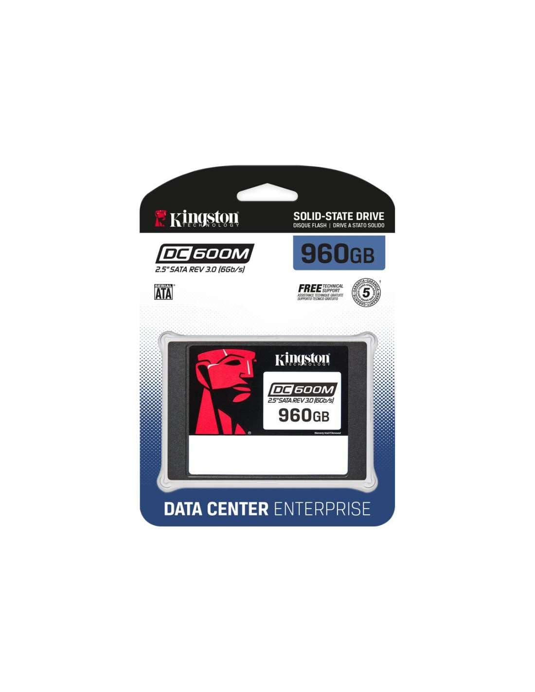 Foto 6 pulgar | Ssd Kingston Dc600m Enterprise Sata Sedc600m/960g De 2 5 Pulgadas  960 Gb - Venta Internacional.