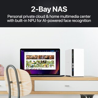 Foto 2 | Almacenamiento Conectado A La Red (nas) Qnap Ts-233-24wd-us 2 Bay - Venta Internacional.