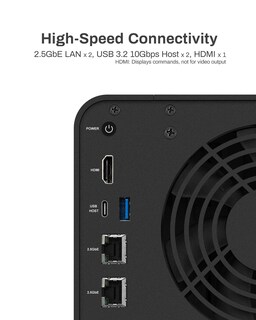 Foto 4 | Almacenamiento Nas Terramaster F4-424 4 Bahías N95 De Cuatro Núcleos Y 8 Gb De Memoria Ddr5 - Venta Internacional.