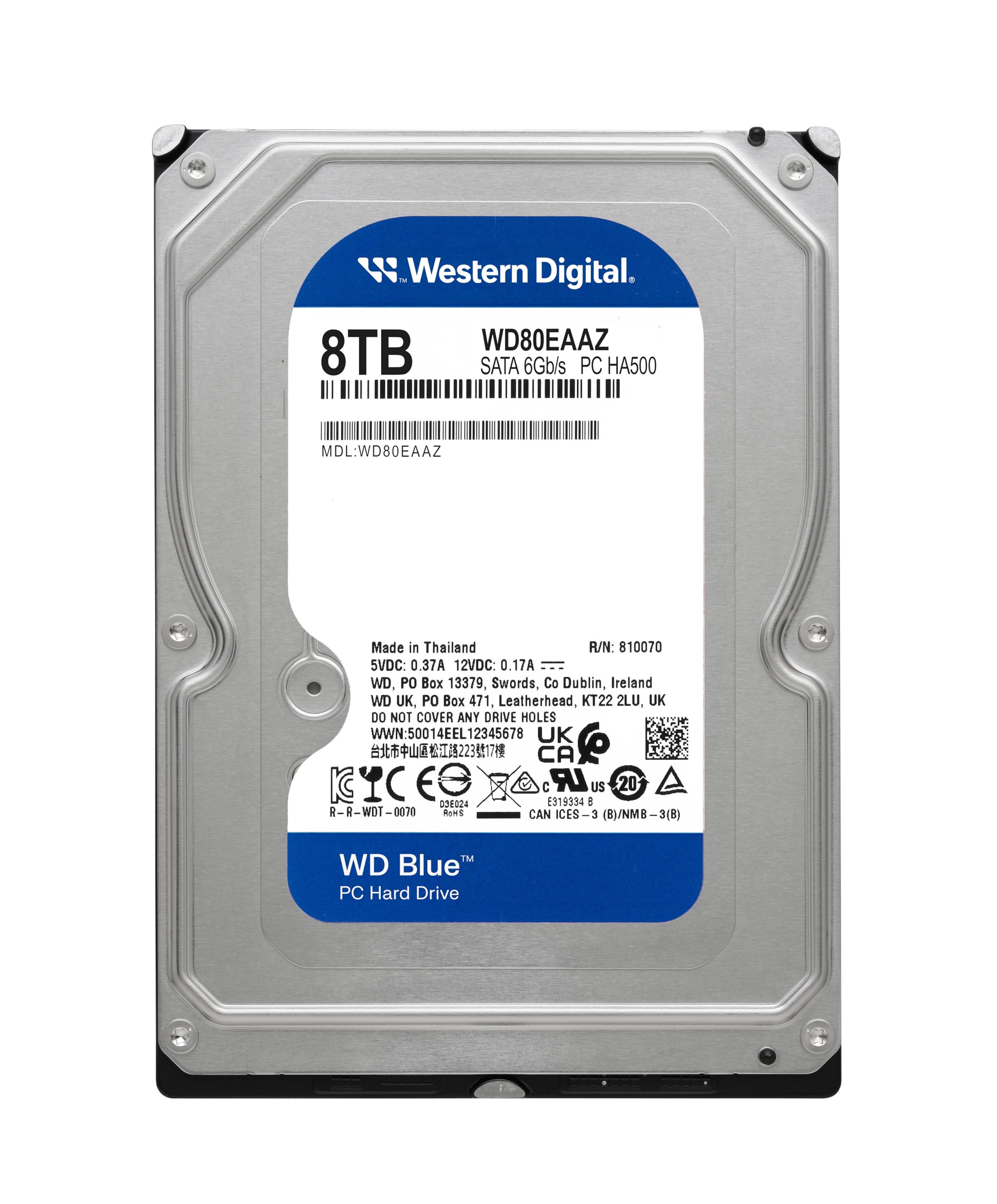 Foto 3 pulgar | Disco Duro Interno Western Digital Wd Blue 8 Tb Sata 6 Gb/s - Venta Internacional.
