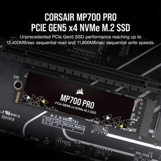 Foto 2 | Ssd Corsair Mp700 Pro M.2 Pcie Gen5 X4 Nvme 2.0 De 2 Tb - Venta Internacional.