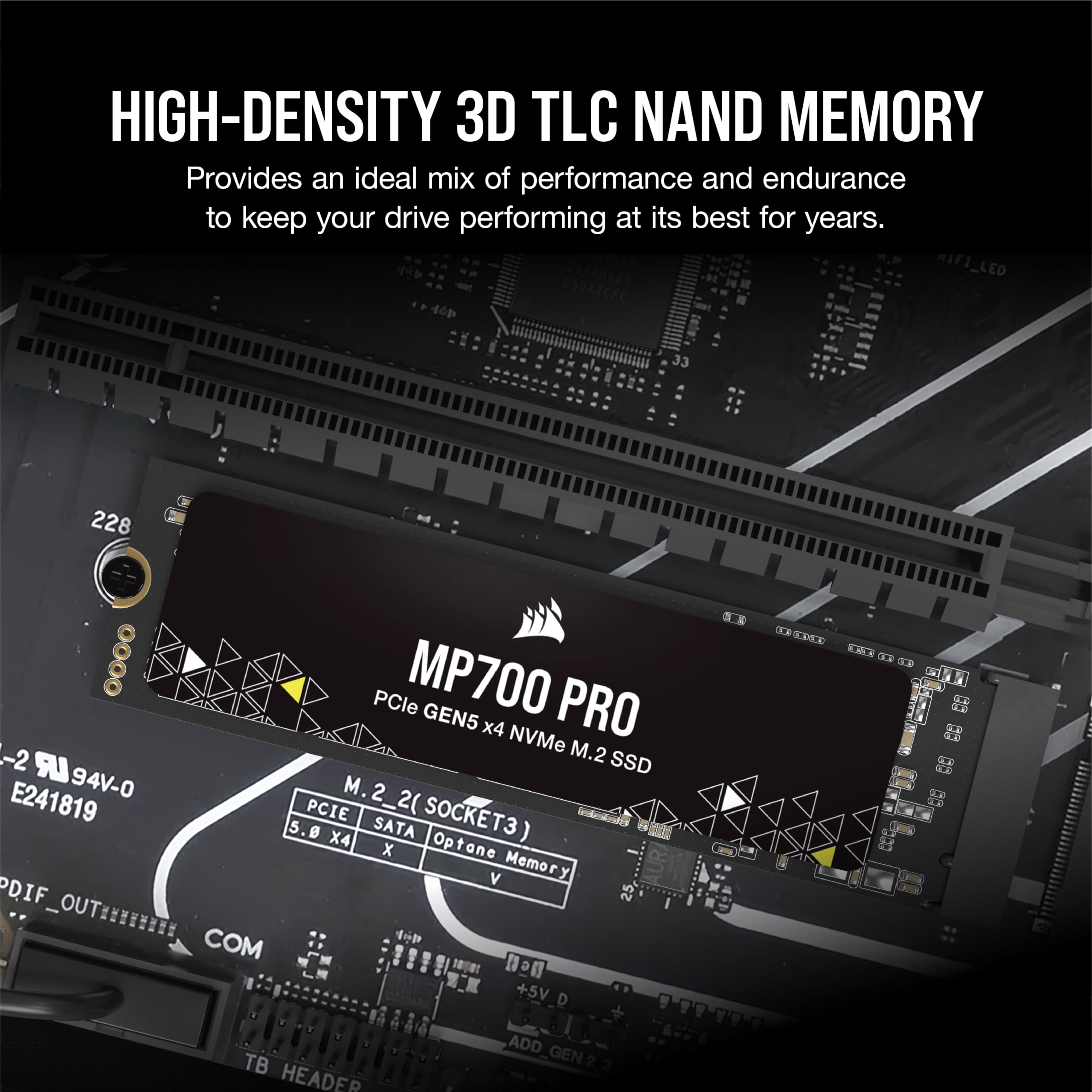 Foto 6 pulgar | Ssd Corsair Mp700 Pro M.2 Pcie Gen5 X4 Nvme 2.0 De 2 Tb - Venta Internacional.