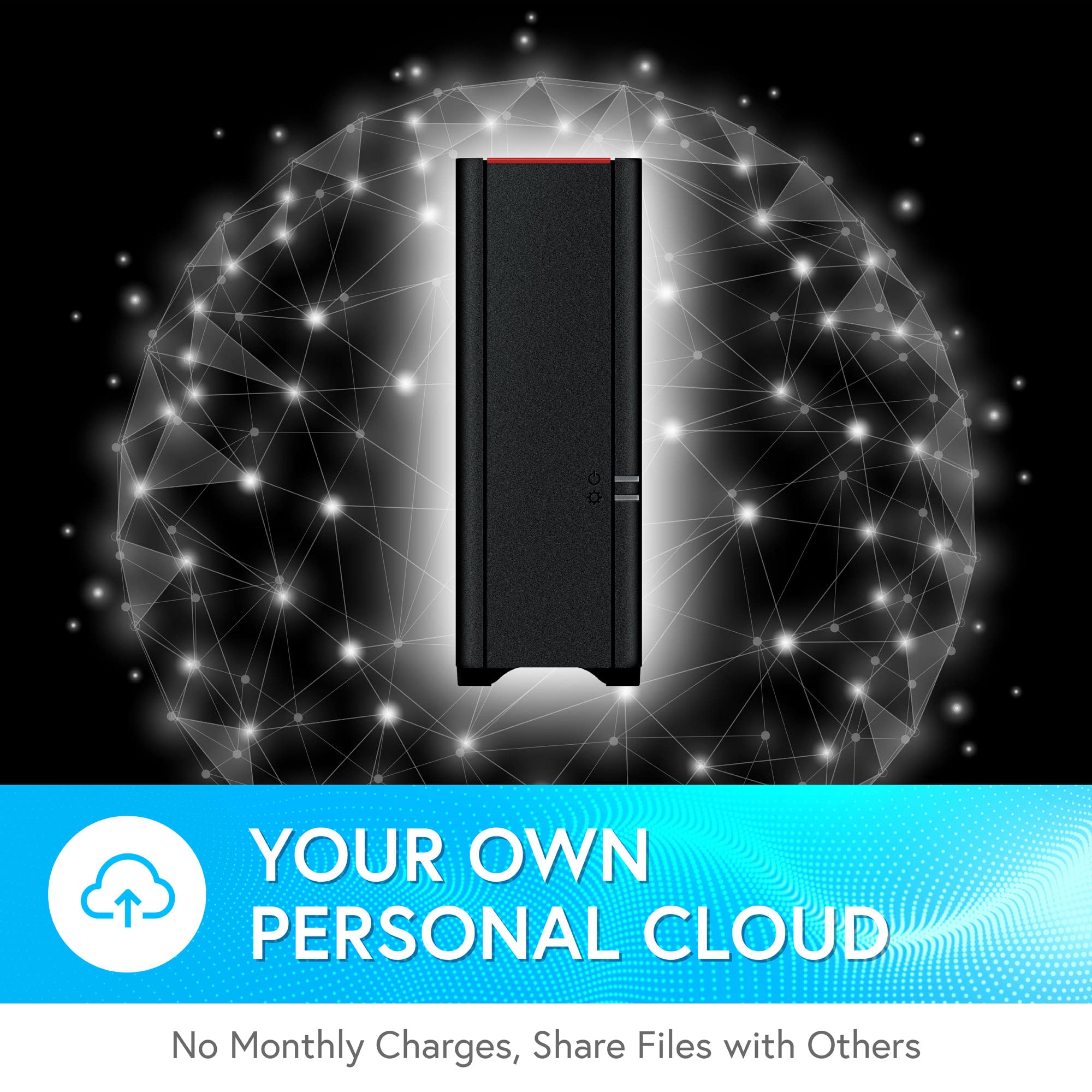 Foto 2 | Nas Buffalo Linkstation 210 De 4 Tb Y 1 Bahía Con Disco Duro De 4 Tb Incluido - Venta Internacional.