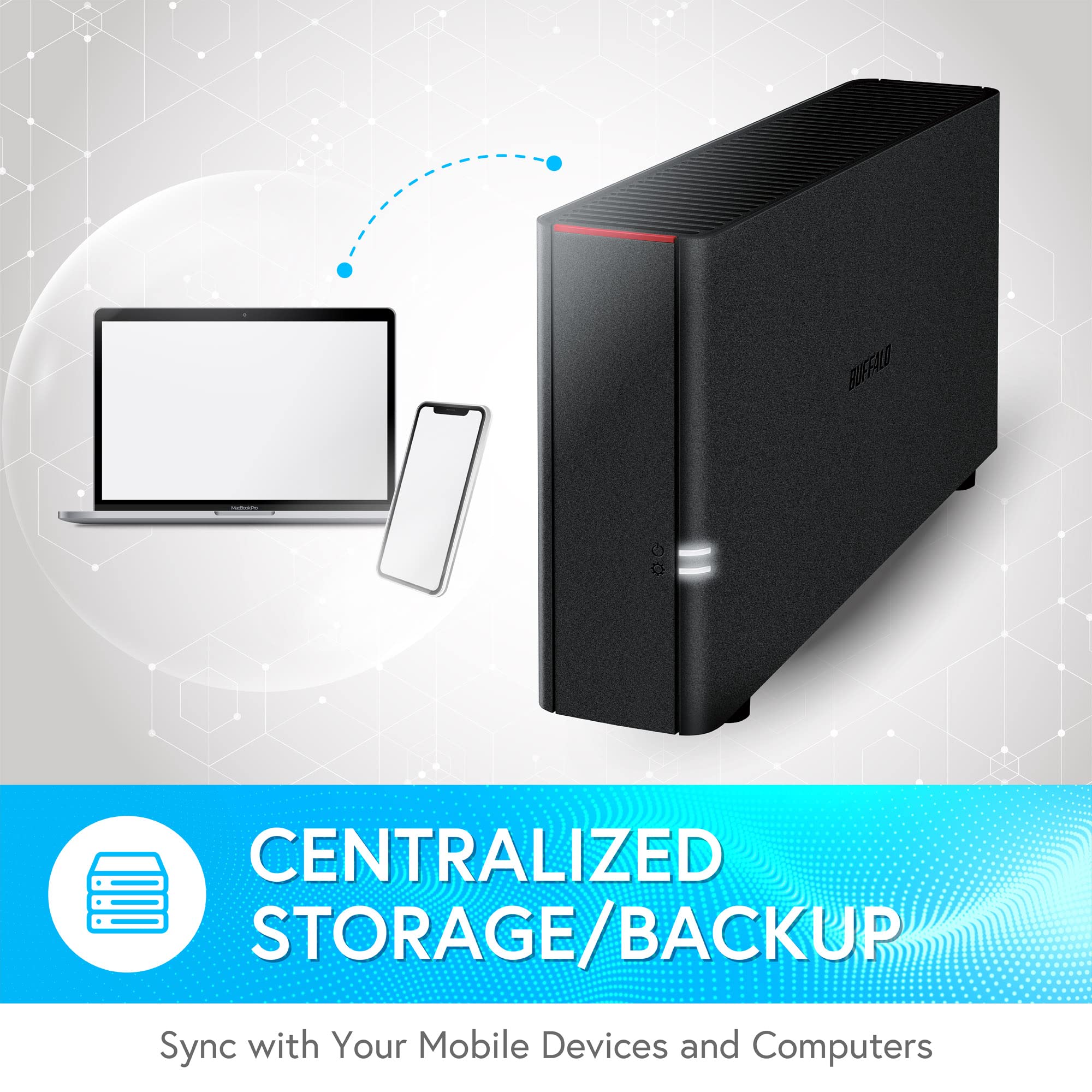 Foto 6 pulgar | Nas Buffalo Linkstation 210 De 4 Tb Y 1 Bahía Con Disco Duro De 4 Tb Incluido - Venta Internacional.