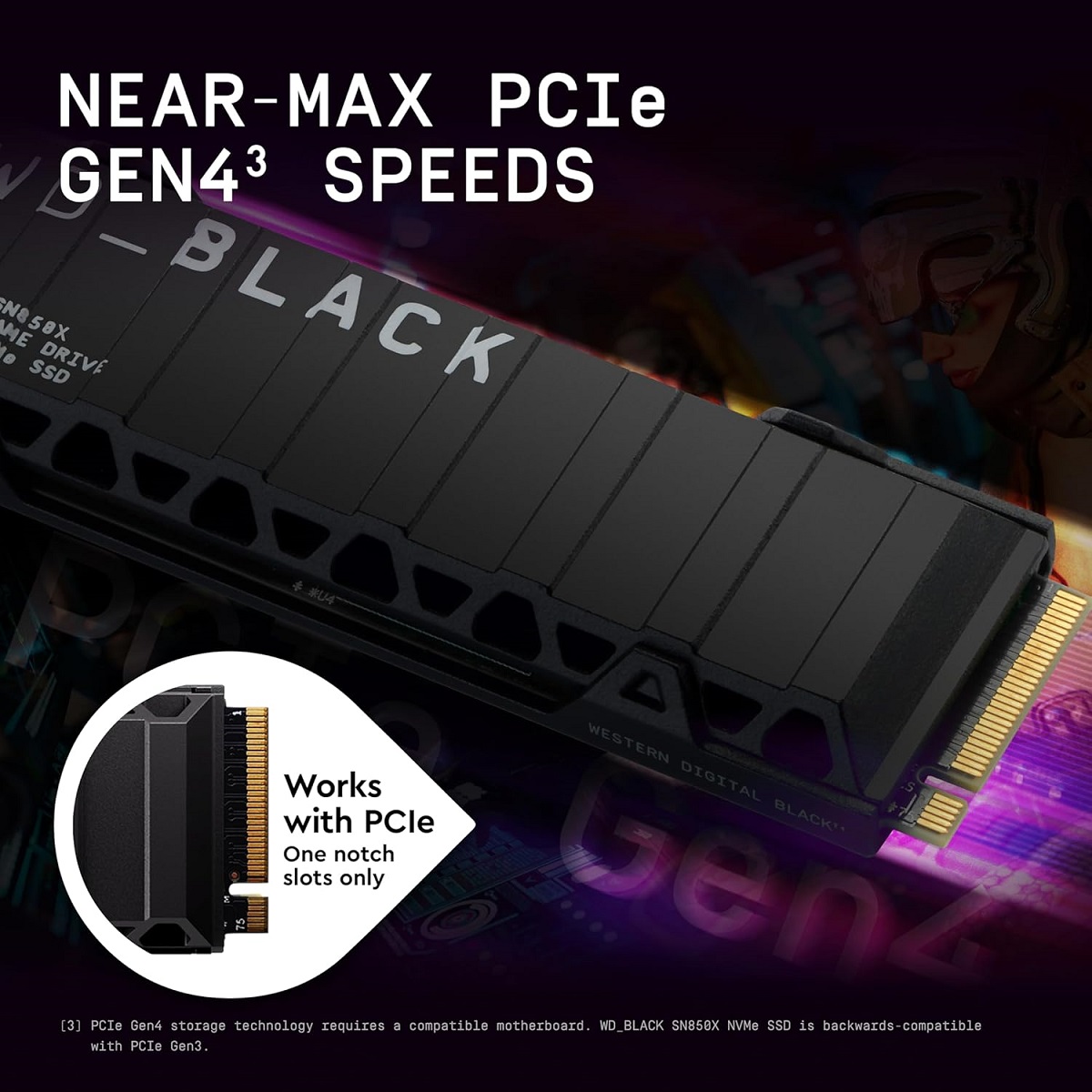 Foto 6 pulgar | M.2 2280 Ssd 1tb Western Digital Wd Black Sn850x Pcie 4.0 Nvme Wds100t2xhe