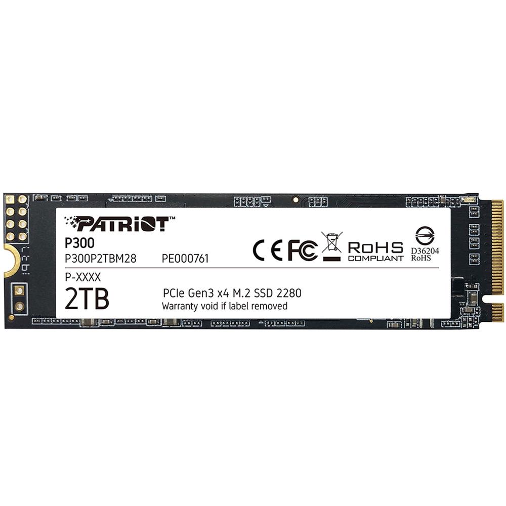 Foto 2 pulgar | Unidad De Estado Solido Ssd M.2 2tb Patriot P300 Nvme Pcie 3.0 2100/1650 Mb/s P300p2tbm28