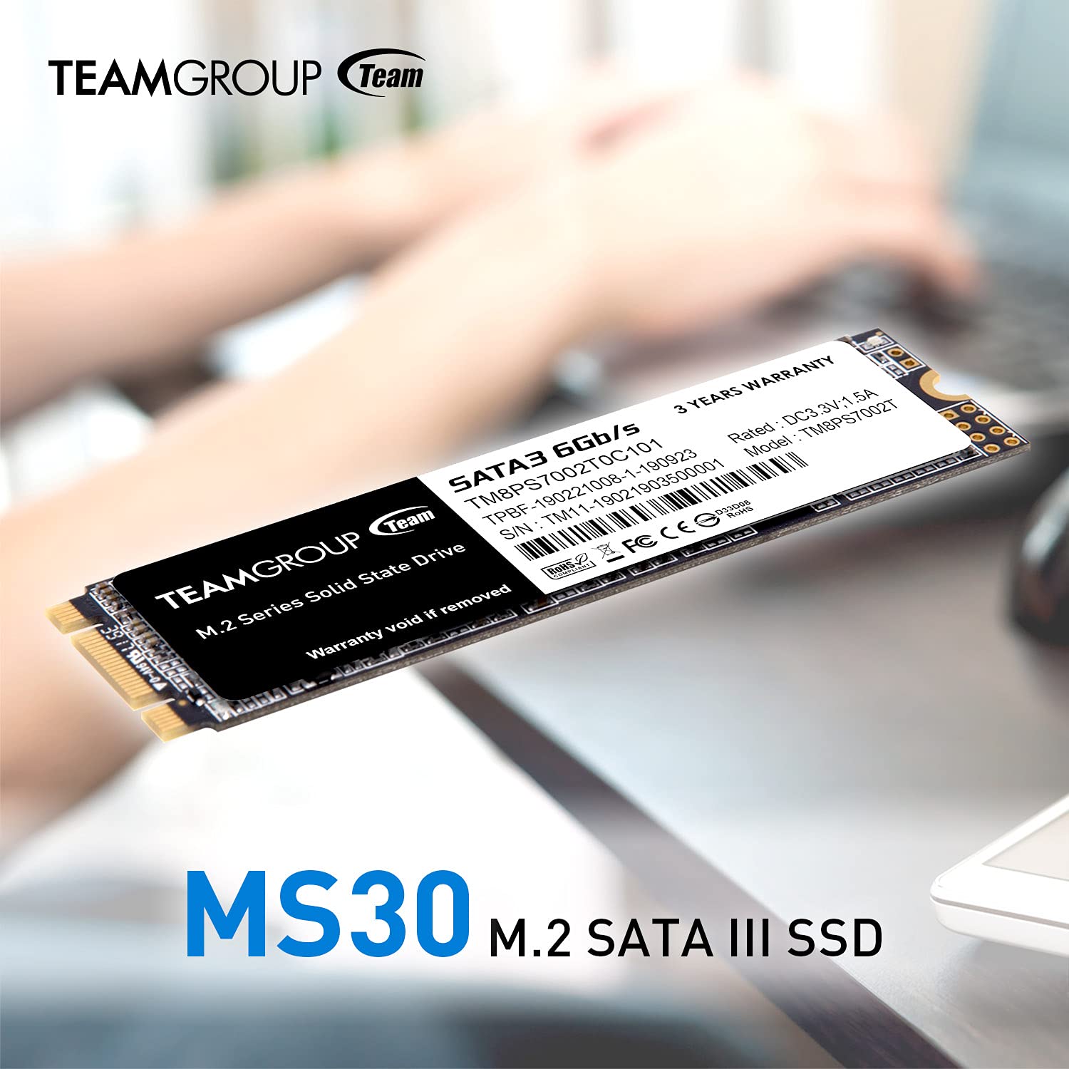 Foto 2 | Unidad De Estado Sólido Ssd Teamgroup Ms30 2tb Sata Iii M.2 - Venta Internacional.