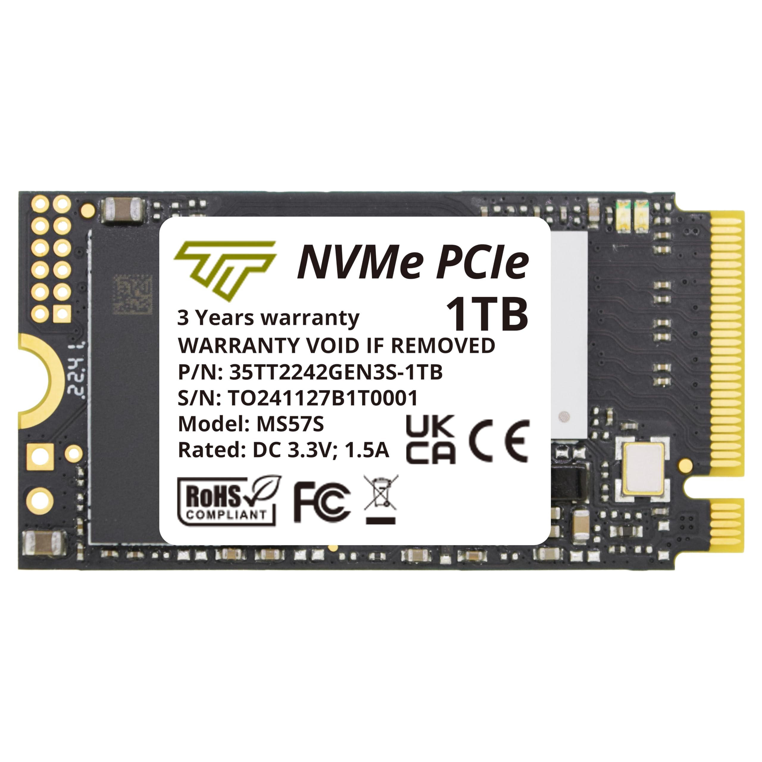 Foto 1 | Ssd Timetec M.2 2242 Nvme Pcie Gen3x4 De 1 Tb Para Lenovo Thinkpad - Venta Internacional.