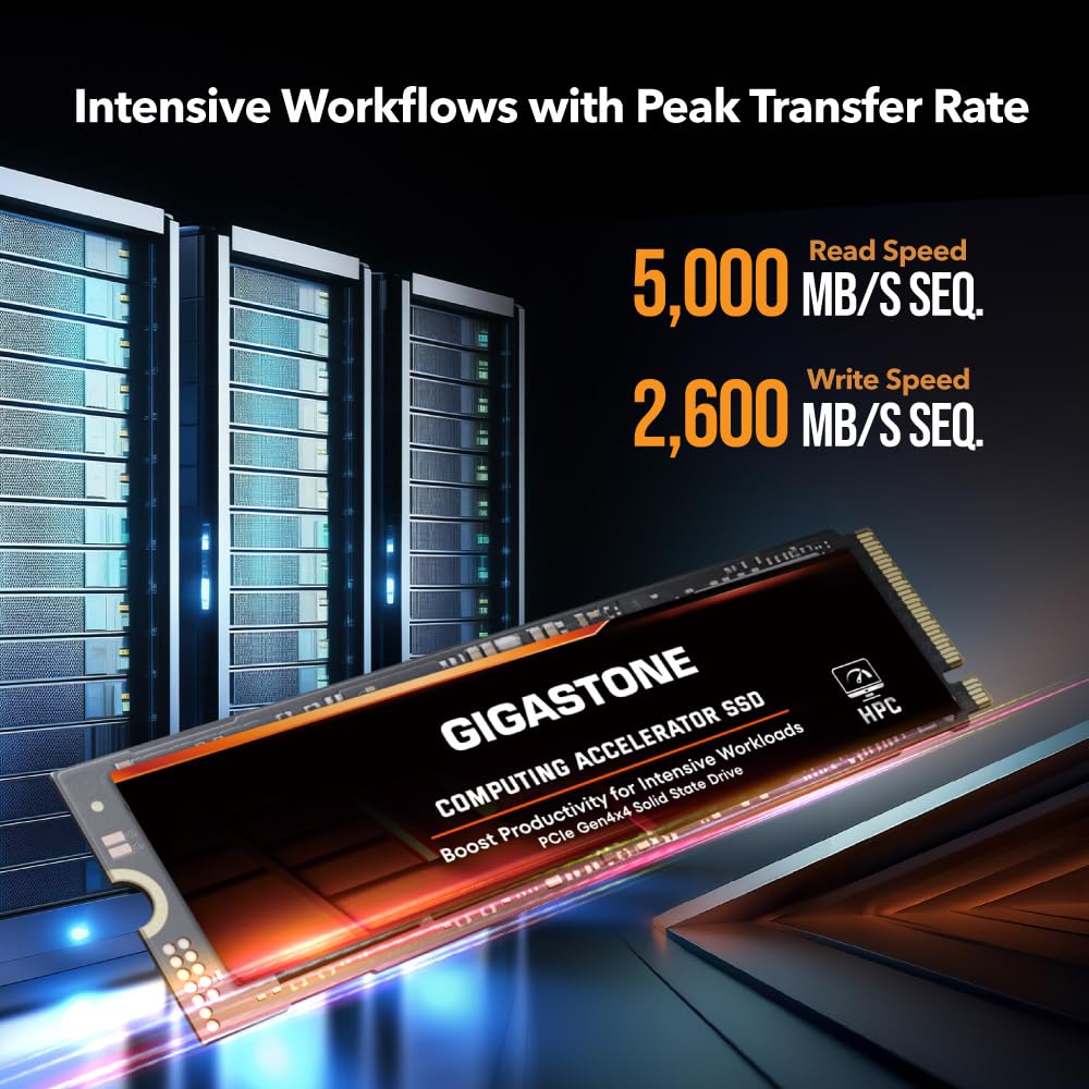 Foto 3 pulgar | Ssd Gigastone Hpc Computing M.2 500 Gb Pcie 4.0 Nvme 5000 Mb/s - Venta Internacional.