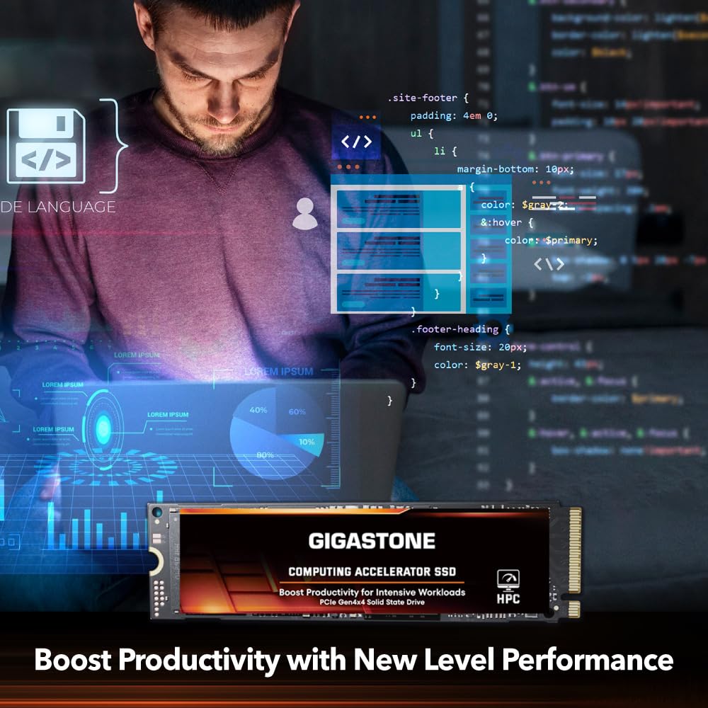 Foto 7 pulgar | Ssd Gigastone Hpc Computing M.2 500 Gb Pcie 4.0 Nvme 5000 Mb/s - Venta Internacional.