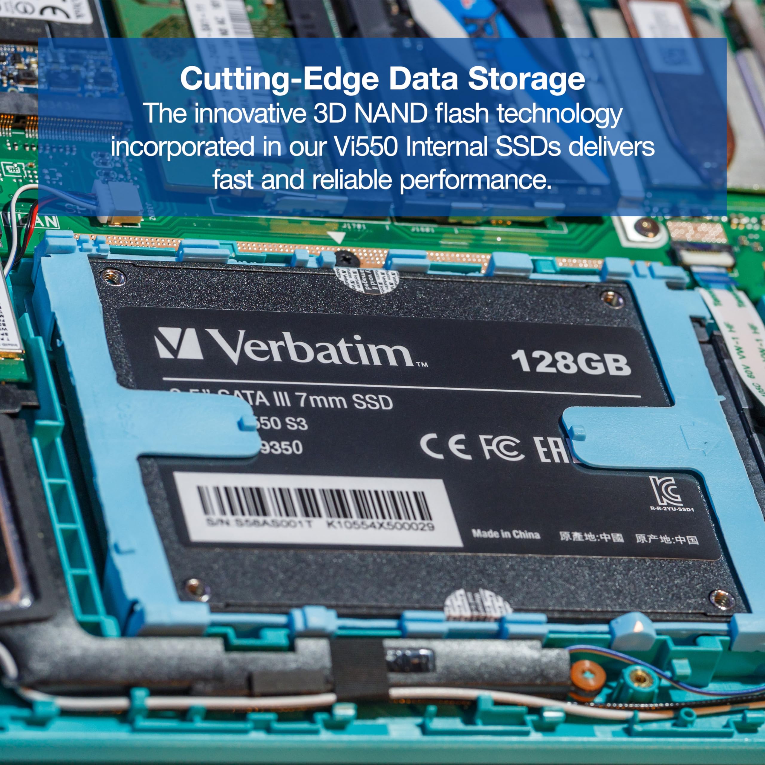 Foto 2 | Unidad De Estado Sólido Ssd Verbatim Vi550 512gb Sata Iii 2.5'' - Venta Internacional.