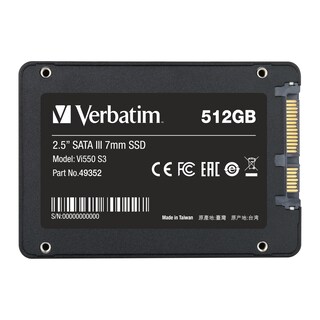 Foto 3 | Unidad De Estado Sólido Ssd Verbatim Vi550 512gb Sata Iii 2.5'' - Venta Internacional.